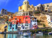La característica Procida, Nápoles