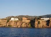 Le scogliere sul fronte del mare