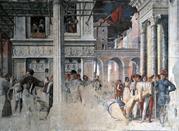 Padova, Chiesa degli Eremitani, Affreschi del Mantegna