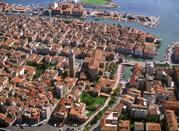 La città di Chioggia vista dall'alto
