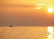 Tramonto sul mare