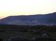 San Giovanni Rotondo visto dalla Contrada Ornale al crepuscolo
