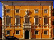Gebäuden. Piazza dei Cavalieri