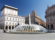 De Ferrari square with fountain 