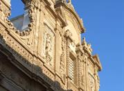 Faccia della chiesa di St.Agata in Gallipoli