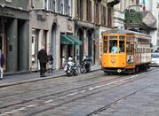Die historische Straßenbahn in Mailand