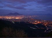 Panorama serale della città