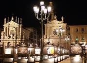 Chiesa di Santa Cristina e Chiesa di San Carlo. Piazza San Carlo