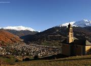 Vista panoramica di Bormio 