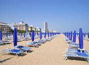 La spiaggia di Lido di Jesolo