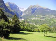 Il paese immerso nelle montagne