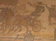 Mosaico all'interno della Villa del Casale