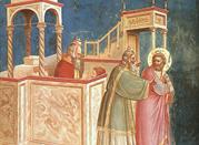 Dipinto di Giotto all'interno della Cappella degli Scrovegni