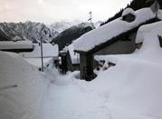 Saint-Rhémy-en-Bosses, il borgo sotto la neve