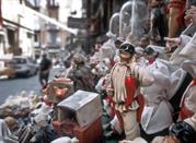 Pulcinella dans les rues de San Gregorio Armeno