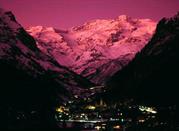 Gressoney - La Trinitè, veduta serale
