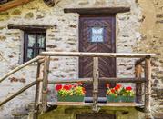 Lombardei, Borno,, typisches Haus