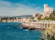 View of the port of Genoa