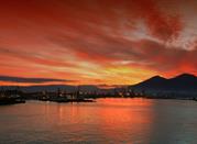 Tramonto sul Vesuvio