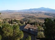 Il paesaggio visto da Pienza