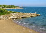 Vista della spiaggia