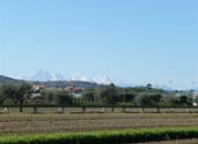 Gran Sasso visto dalla Villa Rosa