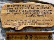 Plaque commémorative à Monet