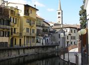 Vista del campanile dal fiume