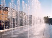 I getti d'acqua in città