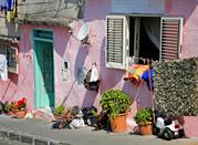 Casas típicas de Nápoles (Procida)