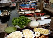 Au port, vous pourrez déguster les plats typiques de Camogli