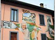 Facciata di una casa dipinta