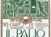 A poster of the Palio of Siena