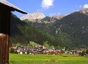 Il magnifico panorama di Canazei