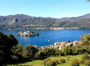 Vista del lago d'Orta