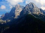 Alcune delle vette delle Dolomiti di Brenta