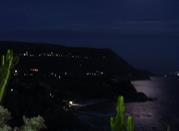 Vista di Ricadi di notte