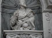 Bust of Galileo Galilei in the Church of Holy Cross