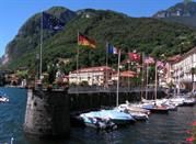Il porto per le barche a Menaggio