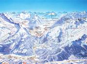 Skimap di Speikboden a Campo Tures