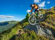 Claviere, downhill bike