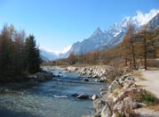 Il fiume nella Val Ferret