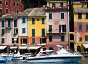Case colorate sul mare di Portofino