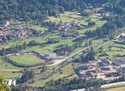 Vista dall'alto della cittadina