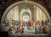 Vatican Museums . Athens' school by Raphael