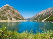 Livigno in Alta valtellina paesaggio estivo