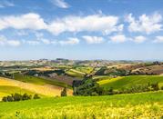 Paesaggio delle Marche a Monterubbiano in provincia di Ascoli Piceno
