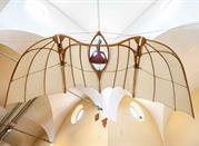 Leonardo da vinci museum, Milan, model of a flying machine