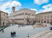 Perugia, centro storico , piazza IV Novembre