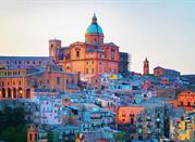 Vista sulla Cattedrale e centro storico di Piazza Armerina
